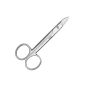 Nail scissors ergonomics - curved blade - 10,5 cm long - extra strong - Stainless steel (Personal Care)