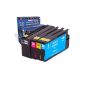 4x cartridges Sparset replacement for Hp 950 XL + 951 XL Original alaskaprint ink, 1x HP 950 black, 2,300 pages each + 1x Hp 951 Cyan, 1,500 pages + 1x Hp 951 magenta, 1500 pages + 1x Hp 951 Yellow, 1,500 pages Replacement for Hp CN046AE-49AE (Electronics)