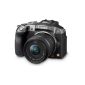 Panasonic Lumix DMC-G6KEG-S system camera (16 megapixels, 7.6 cm (3 inches) touch screen, WiFi, NFC) with lens Lumix G Vario F3.5-5.6 / 14-42 ASPH. / MEGA OIS titanium silver ( Electronics)