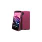 Caseink - Case Cover For LG Google Nexus 5 - Semi Rigid Extra Fine Matt / Gloss - Rose (Electronics)