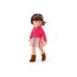 Bayer Design 94640 - Designer Girl Doll Alina with long brown hair, 46 cm (toys)