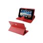 Yonis - Universal Case 9 Inch Tablet PC Support Case Chic Red (Electronics)