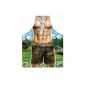 Apron for men - with Alpenboy Sixpack (household goods)