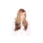 Prettyland C136 - 70cm brown wig, long wavy blond (Health and Beauty)