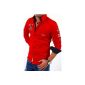 Carisma Slim Fit shirt Red 8007 (Clothing)