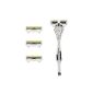SHAVE-LAB - FIRE - Starter Set Shaver with 4 blades (White Edition with PL4 - for women) (Health and Beauty)