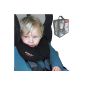 SANDINI SleepFix S - pillow / neck support for children - safety accessories Car / bike - complete set black (Baby Product)