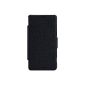 IVSO Armor Slim Case Cover for Sony Xperia Z3 Compact Smartphone (Slim Book Series - Black) (Electronics)