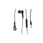 Headset with stereo headphones black atrial intra original Samsung EHS44ASSBE / EHS44AFSBE (Electronics)