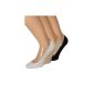 Boots sneaker socks black and white skin color for men and women in cotton 43-46 39-42 35-38, 1 pair or3 pair (Textiles)