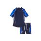 Zunblock children UV protective clothing Suntop Short Sleeve + shorts Snake (Sports Apparel)