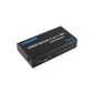 Ligawo HDMI Switch 4x1 3D automatically with power supply (works even without) - up to 4 devices to a projector / TV (optional)