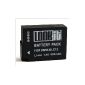 LOOKit® - Panasonic Battery for G6 / Panasonic FZ200 / G5 - BLC12 / BLC12 I / BLC12PP - with 900 mah Info chip smart battery system - 100% compatible 