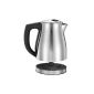 Compact kettle with temperature selection