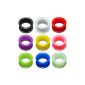 Fly Style® - 1 PAIR - Extra Soft Silicone Flesh Tunnel with narrow edge in many colors - 4 to 30mm (Misc.)