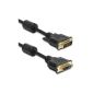 Delock 83186 DVI Male to DVI-Female Extension Cable (2m) (Accessories)