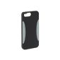 AmazonBasics Protective Case for iPhone 5 and 5S (polycarbonate and silicone) Black / Grey (Wireless Phone Accessory)