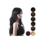 Songmics New Female Wig Long Black Wavy 64cm WFF041 (Health and Beauty)
