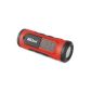 TrekStor i.Beat Road MP3 player with stereo speakers and LED Flashlight (microSD card slot, 3.5mm jack, USB 2.0) Red (Electronics)