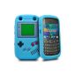 Master- Accessory Heaven - blue 'Game Boy' design silicone case for Blackberry curve 9320 (Electronics)