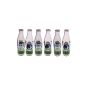 6 empty milk bottles with closure 1l liter milk bottle glass motifs cow (household goods)