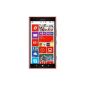 Nokia Lumia 1520 Smartphone Unlocked 4G (Screen: 6 inches - 32 GB - Windows Phone 8) Red (Electronics)