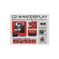 CD Wall Display / CD wall bracket / CD holder for 9 CD's - to pictorial wall presentation of your favorite CD collection