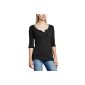 edc by Esprit Women's T-shirt with sleeves rolled (Textiles)