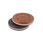 1 x Cute Cookie Mold Design Mirror Makeup Chocolate Comb (household goods)