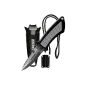 Cressi diving knife Lima, black-gray, RC558000 (equipment)