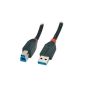 31464 Lindy USB 3.0 Cable 5m Black (Personal Computers)