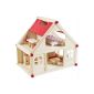 Glow2B Toys 1000006 - dollhouse with furniture 9 and 4 dolls (toys)