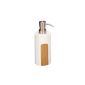 Zeller 18351 soap dispenser, ceramic / Bamboo Ø 7 x 18.5 cm (household goods)