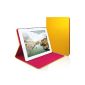 JETech® 2nd Edition Diamond iPad 2/3/4 Case Cover Case Bag with built stand and Front / Back Protector for Apple iPad 2, iPad 3 and iPad 4 new Smart Case Cover (Latest Version with built-in magnet for sleep / wake) (Yellow / plum) (Personal Computers)