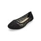 MQ23 Ladies elegant shoes - Ballerinas with Deco - stones 188-15 (Textiles)