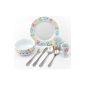 GRÄWE® children-8-piece porcelain set animals incl. 18/10 Children's cutlery (household goods)