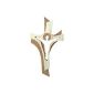 Wall Cross Cross wooden crucifix for wall modern Jesus (size 19 cm)