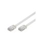 Wentronic CAT6 network cable (2x RJ45, 10m) white (accessory)