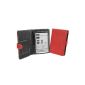 Cover-Up Case Cover for Sony Reader PRS-T1 / PRS-T2 Reader (Book Style) - Red (Accessory)