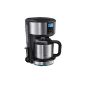 Russell Hobbs Coffee Buckingham - advanced spray technology, isothermal 1 L, 24 programmable, LCD display, 1000 W, scaling function, brushed steel, 20690-56 (Kitchen)