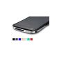 MulBess Dual Color Blade Aluminum Premium Bumper Case Cover for Apple iPhone 5 / 5S - Black version III (Electronics)