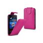 N4U Accessories - Cover / Case / Leather Case - Pink - For The Arc From Sony Ericsson Xperia S & Screen Protector (Wireless Phone Accessory)