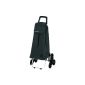 Rolser MOU004NEGRO shopping cart with inside pocket and 6 casters (Black) (Kitchen)