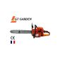 Thermal chainsaw 58 cm3, 3.5 HP, guide 50 cm, 2 channels