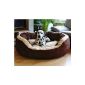 Knuffelwuff dog bed XL 100 x 90cm Dog Sofa Dog Basket - Extra soft padding (Misc.)