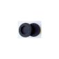 Headphone ear cushions, ear cushions replacement for headphones, audio replacement foam ear pads 6-pack for Sennheiser PX100 / PMX100 / PMX 60 II / PMX200 / PX200 / PXC150 / PXC250 / Sony MDR 410 / Panasonic / Philips compatible (50mm Black) with most of the other Headset / Headphones / Headsets type 10 (Accessories)
