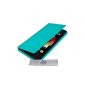 Case Cover Turquoise ExtraSlim Wiko Sunset + PEN and 3 FILMS AVAILABLE!  (Electronic devices)