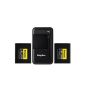EasyAcc® 2 x 2600 mAh Li-ion Battery for Galaxy S4 with universal charger [NOT NFC VERSION] (Electronics)