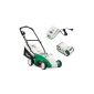 HORCURA cordless lawnmowers S2 • incl. Lit-Ion battery A2 4AH and Chargers LG1