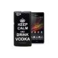 Accessory Mastervolt Hybrid Hard Case Black for Sony Xperia M C1905 - Keep Calm and Drink Vodka (Accessory)